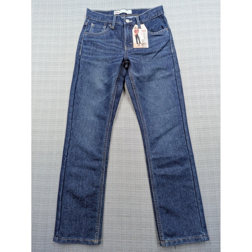 Levis 511 Jeans Boys 12 Blue Slim Fit Straight Denim Regular Youth Classic